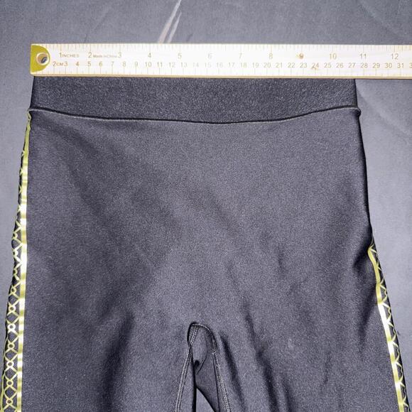 Ultracor Women's Lace Bonding Ultra High Legging NC3 Nero/Metallic Black Size XS - Picture 4 of 11